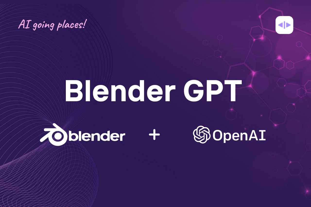 Blender GPT 4: an AI-powered extension for Blender to automate 3D creation.