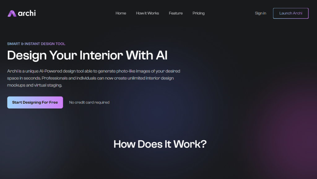 Archi-AI is a cutting-edge generative AI software designed for architectural design and visualization