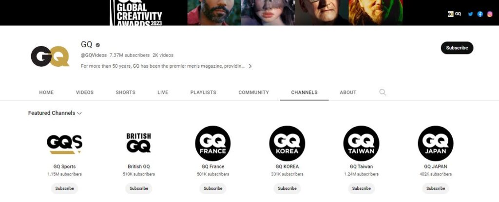 GQ is an internation lifestyle YouTube Channel who uses audio localization and multilingual content creation for its YouTube videos to grow.