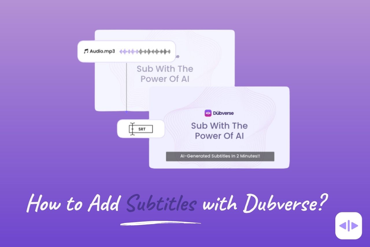 Generate subtitles online with Dubverse easily
