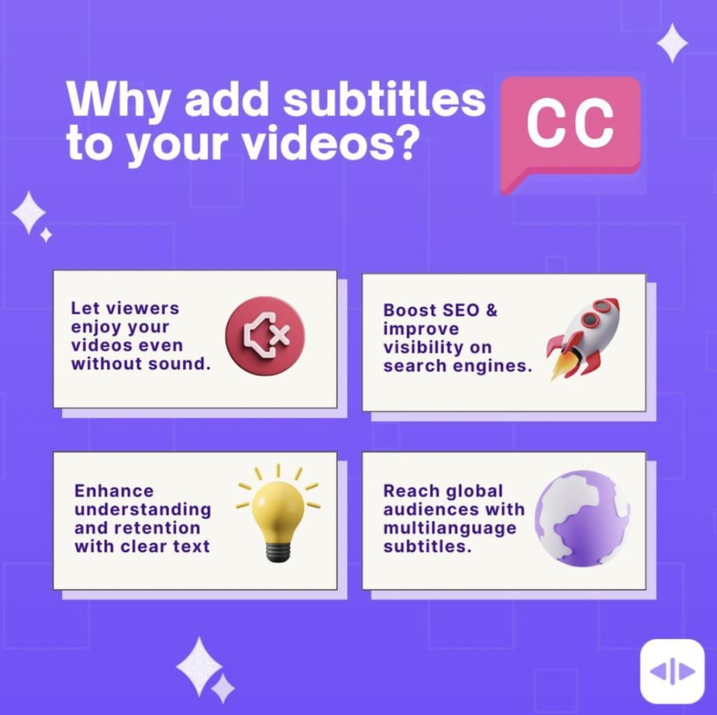 why you need to add subtitles to your videos
