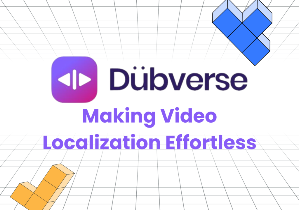 Dubverse is an ai video dubbing, subtitling and text to speech tool for video content marketing