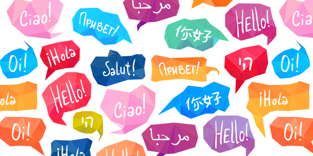image showing multiple languages 