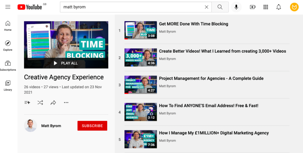 youtube playlist: make playlists to increase views and audience experience
