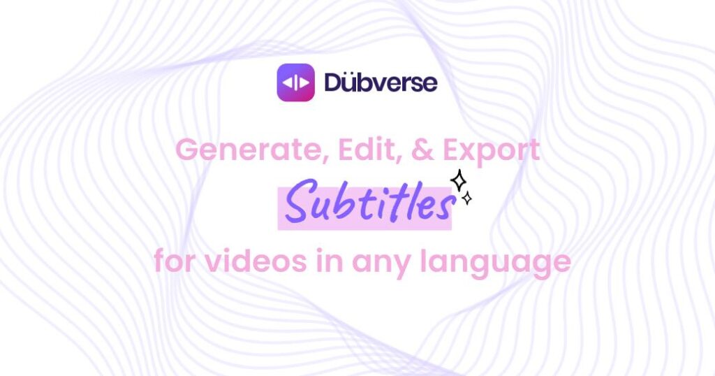 As technological advancement makes pace in the content creation market and AI tools like Dubverse make generating and uploading subtitles simpler, there is simply no reason for you to wait on integrating the same for your videos.