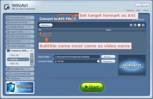 Upload your video file into the video converter.

Click on the 'Subtitles' tab and select 'Add'.

A dialogue box will open from where you can select your subtitle file, which will then be added to the video.

All that's left is to choose your desired output format and the location where you want to save it, and then convert the video.