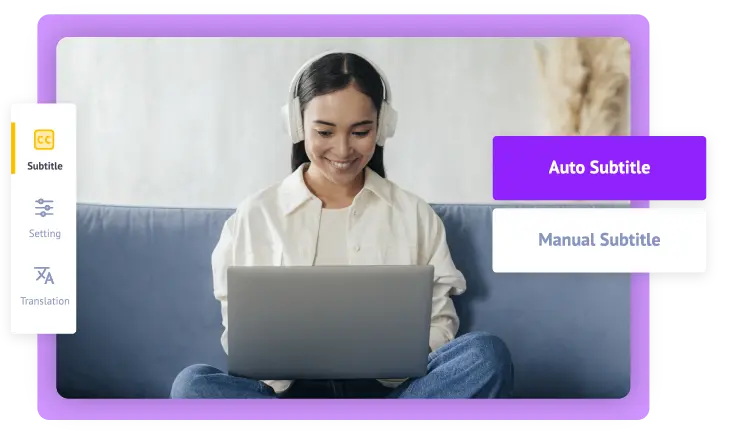 Animaker is a cloud-based video creation platform that offers a range of features to help users create engaging videos. It includes an automatic subtitle generator,allowing users to easily add subtitlesvoice overs to their videos without the need for manual editing.