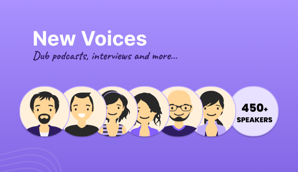 We've just doubled our AI speaker count, going from 200 to a staggering 450+ voices! 🗣 And guess what? They come in all styles – different tones, genders, and ages. There is a voice for every kind of project. So whether you need a smooth operator or a fiery motivator, you've got options galore!